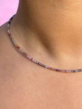 Indlæs billede til gallerivisning RUBY SAPPHIRE FACET CHOKER NECKLACE - EXCLUSIVE Necklace The Crystal Avenues 
