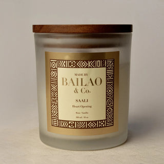 Saali Heart Opening Ritual Candle – Bailao & Co. | Beeswax & Coconut Wax candle The Crystal Avenues 