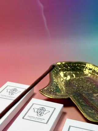 SACRED ELEPHANT Incense Sticks - Gaura Leela incense The Crystal Avenues 