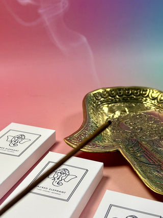 SACRED ELEPHANT Incense Sticks - Sandalwood incense The Crystal Avenues 