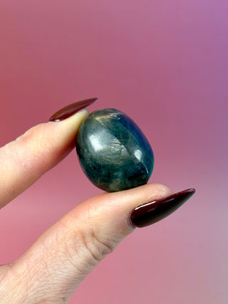SAPPHIRE TUMBLE STONE (10) Tumble Stone The Crystal Avenues 