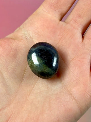 SAPPHIRE TUMBLE STONE (14) Tumble Stone The Crystal Avenues 