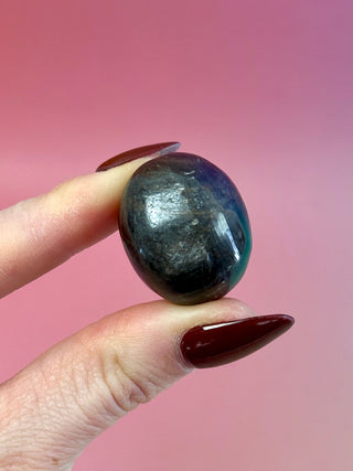 SAPPHIRE TUMBLE STONE (3) Tumble Stone The Crystal Avenues 