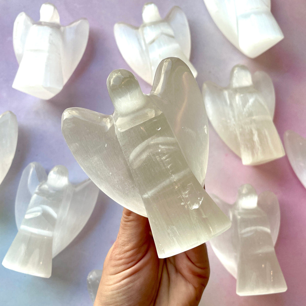 SELENITE ANGEL The Crystal Avenues 