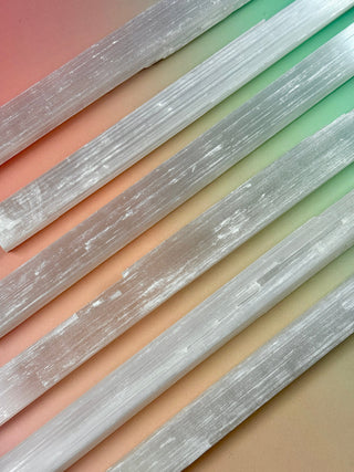 SELENITE CLEANSING WAND The Crystal Avenues 