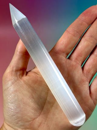 SELENITE PENCIL (1) The Crystal Avenues 