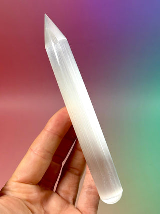 SELENITE PENCIL (10) The Crystal Avenues 