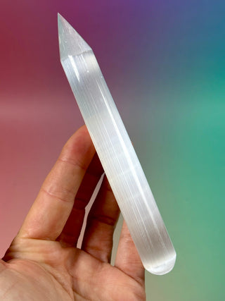 SELENITE PENCIL (3) The Crystal Avenues 