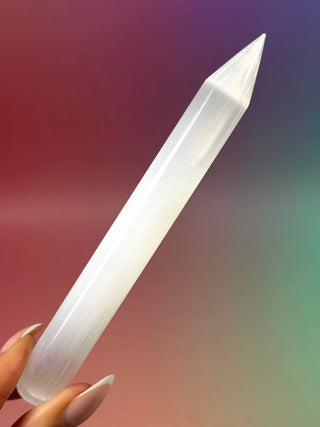 SELENITE PENCIL (4) The Crystal Avenues 