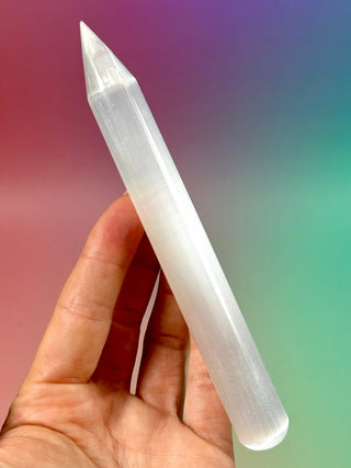 SELENITE PENCIL (4) The Crystal Avenues 