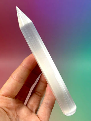 SELENITE PENCIL (5) The Crystal Avenues 