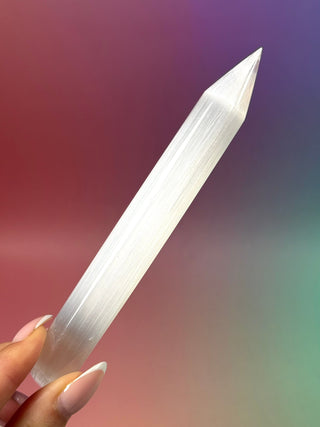 SELENITE PENCIL (5) The Crystal Avenues 
