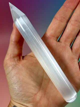SELENITE PENCIL (5) The Crystal Avenues 