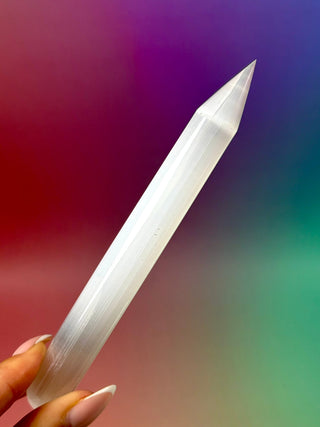 SELENITE PENCIL (6) The Crystal Avenues 