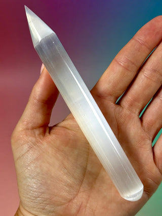 SELENITE PENCIL (6) The Crystal Avenues 