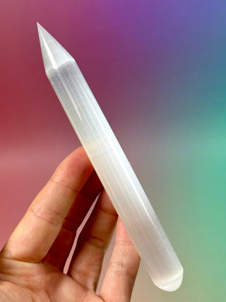 SELENITE PENCIL (6) The Crystal Avenues 