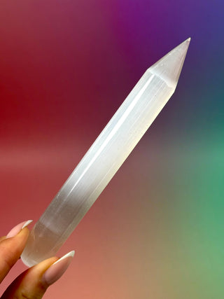 SELENITE PENCIL (7) The Crystal Avenues 