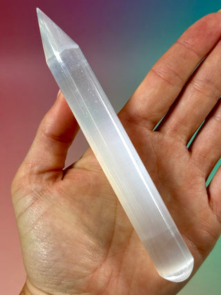 SELENITE PENCIL (7) The Crystal Avenues 