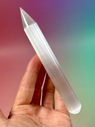 SELENITE PENCIL (7) The Crystal Avenues 