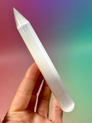 SELENITE PENCIL (8) The Crystal Avenues 