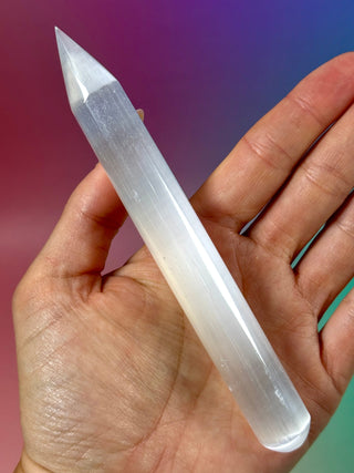 SELENITE PENCIL (8) The Crystal Avenues 