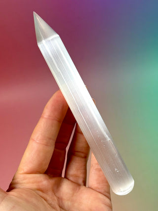 SELENITE PENCIL (9) The Crystal Avenues 