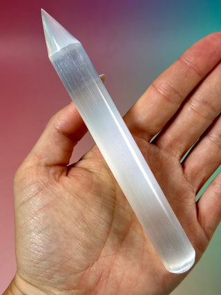 SELENITE PENCIL (9) The Crystal Avenues 