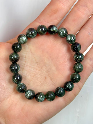 SERAPHINITE CRYSTAL BRACELET (8MM) Bracelet The Crystal Avenues 