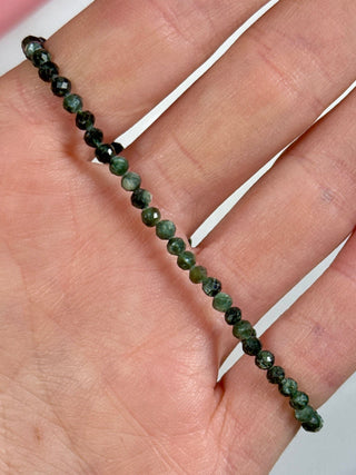 SERAPHINITE FACET STRETCH BRACELET - EXCLUSIVE Bracelet The Crystal Avenues 