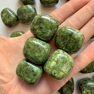 SERPENTINE TUMBLE STONE Tumble Stone The Crystal Avenues 