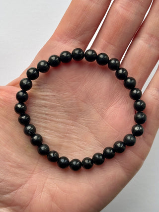 SHUNGITE BRACELET (6MM) Bracelet The Crystal Avenues 