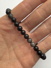 Load image into Gallery viewer, SILVER OBSIDIAN BRACELET Bracelet The Crystal Avenues 
