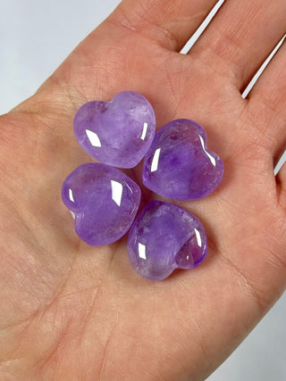 SMALL AMETHYST HEART CRYSTAL Heart The Crystal Avenues 