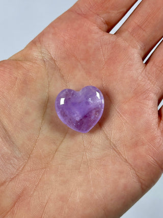 SMALL AMETHYST HEART CRYSTAL Heart The Crystal Avenues 