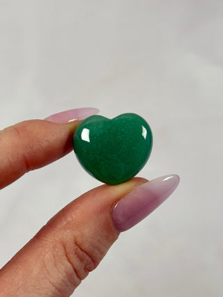 SMALL GREEN AVENTURINE HEART CRYSTAL Heart The Crystal Avenues 