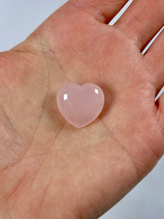 SMALL ROSE QUARTZ HEART CRYSTAL Heart The Crystal Avenues 