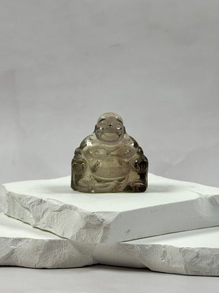 SMOKEY QUARTZ BUDDHA (4) The Crystal Avenues 