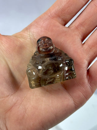 SMOKEY QUARTZ BUDDHA (4) The Crystal Avenues 