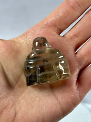 SMOKEY QUARTZ BUDDHA (4) The Crystal Avenues 