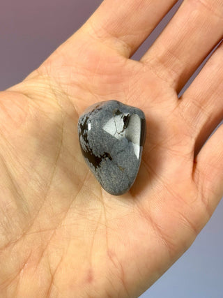 SNOWFLAKE OBSIDIAN (5) tumble stone The Crystal Avenues 