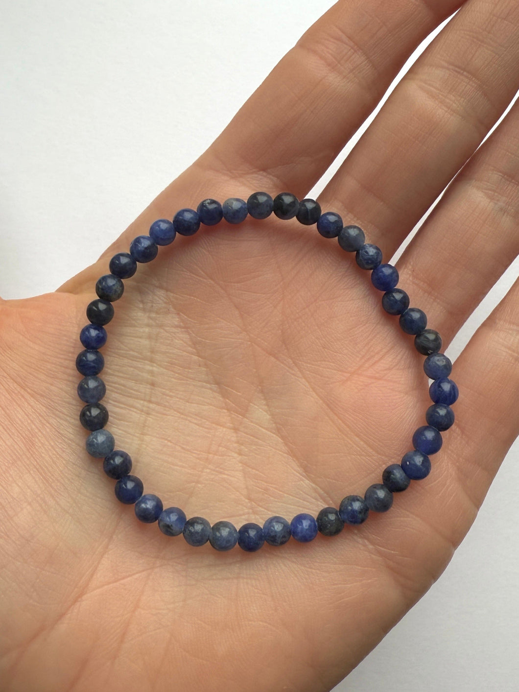 SODALITE BRACELET (4MM) Bracelet The Crystal Avenues 