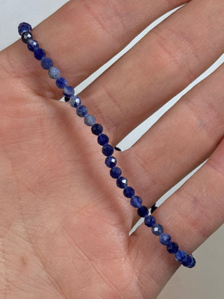 SODALITE FACET STRETCH BRACELET Bracelet The Crystal Avenues 