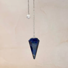 Load image into Gallery viewer, SODALITE PENDULUM Raw Crystal The Crystal Avenues 
