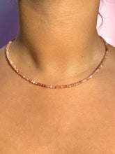 Indlæs billede til gallerivisning SUNSTONE FACET CHOKER NECKLACE Necklace The Crystal Avenues 
