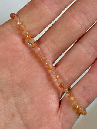 SUNSTONE FACET STRETCH BRACELET Bracelet The Crystal Avenues 