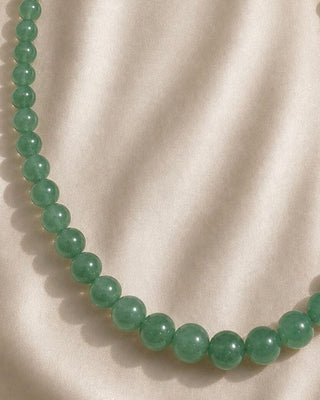 THE LUCKY ONE – Green Aventurine Choker | Limited Edition Necklace The Crystal Avenues 