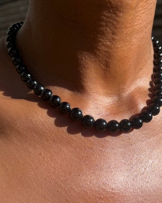 THE PROTECTOR – Black Tourmaline Choker | Limited Edition Necklace The Crystal Avenues 