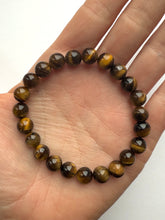 Load image into Gallery viewer, TIGER EYE BRACELET (8MM) Bracelet The Crystal Avenues 
