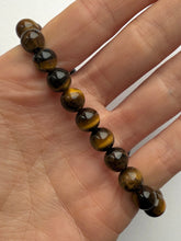 Load image into Gallery viewer, TIGER EYE BRACELET (8MM) Bracelet The Crystal Avenues 
