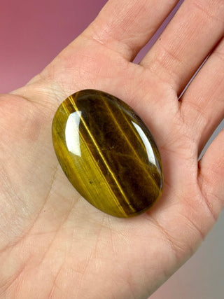 TIGER EYE PALM STONE (2) Palm stone The Crystal Avenues 